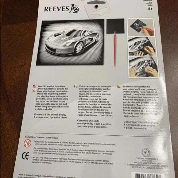 NEW Reeves Scraperfoil Art Kit Car Vehicle - Picture 3 of 6